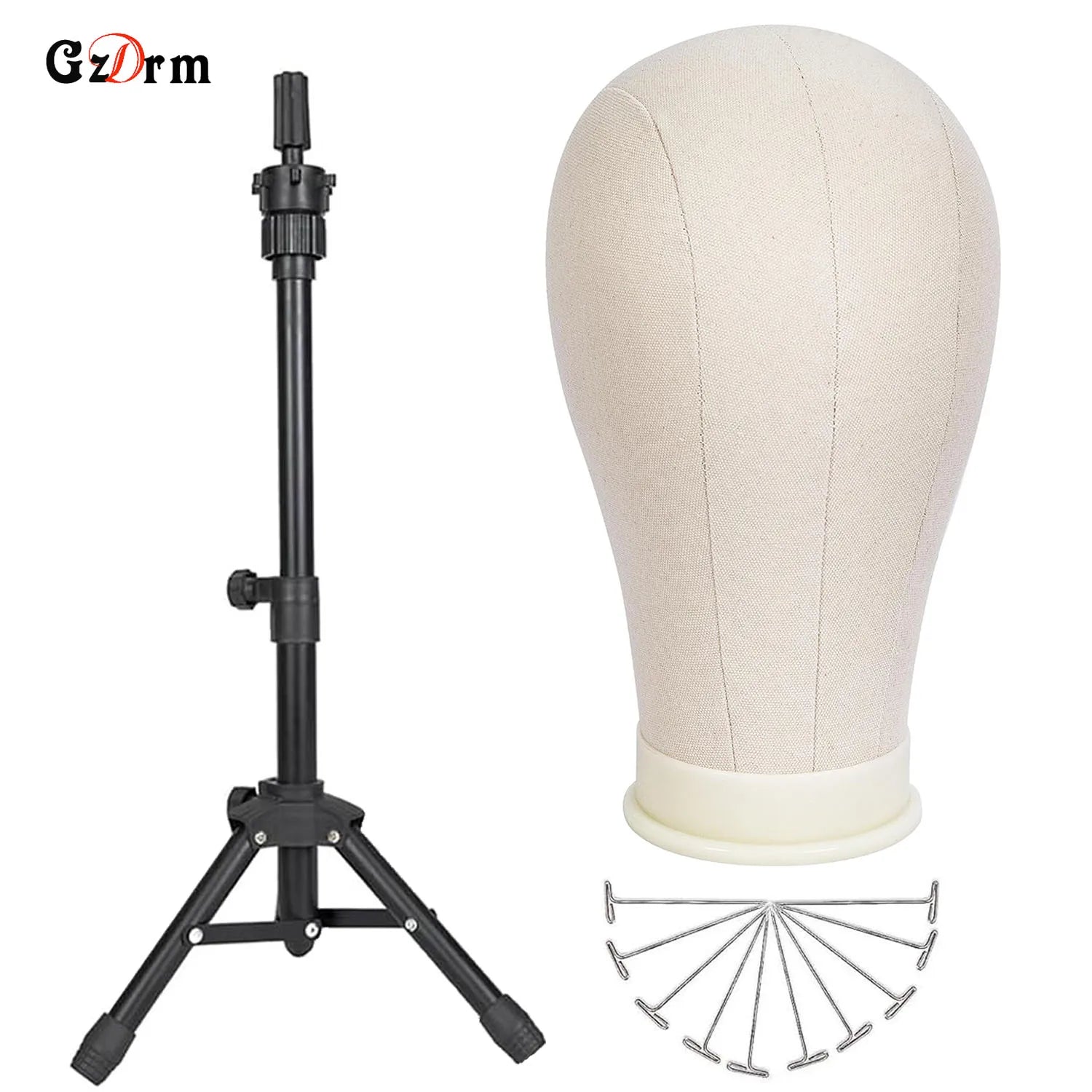 Canvas Wig Head with Stand