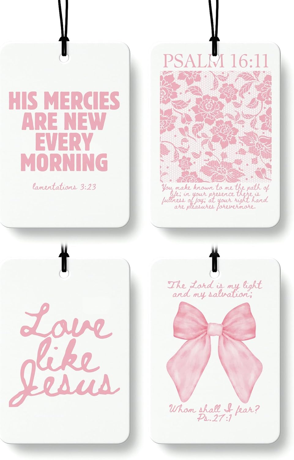 Chic Pink Car Air Fresheners